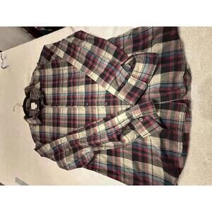 G.H. Bass & Co. XL Plaid Cotton Button-Up Shirt